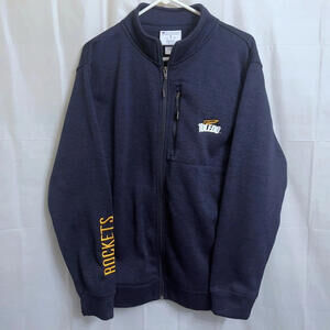 Champion Toledo Rockets Full Zip Sweater Jacket Men's Medium M Blue